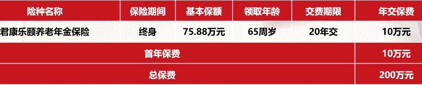 君康人寿乐颐养老年金保险