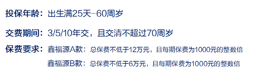 富德生命鑫福源A款年金保险